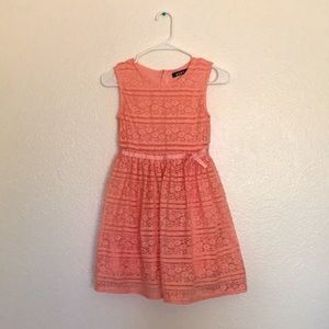 Pale pink dress for kids